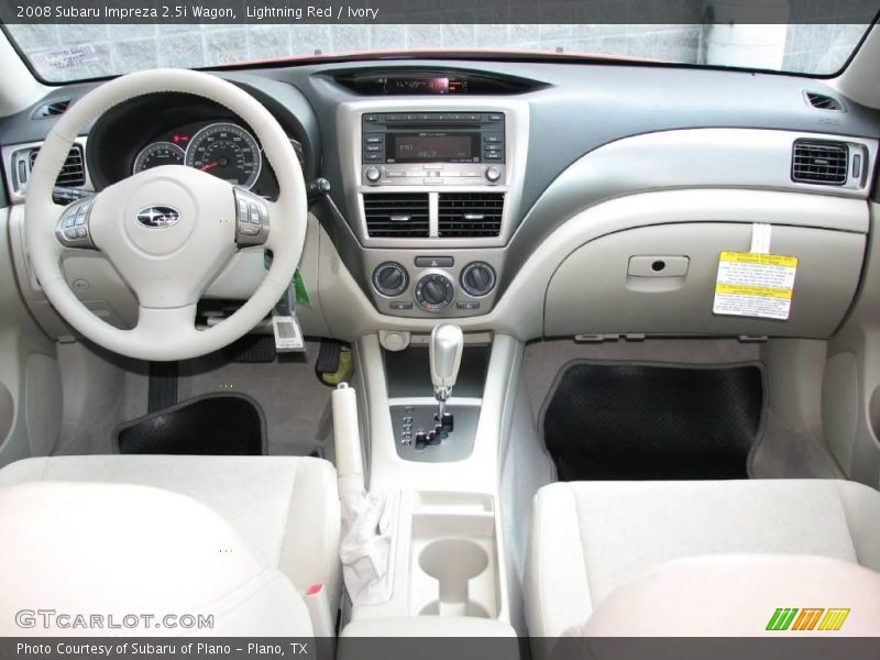 Lightning Red / Ivory 2008 Subaru Impreza 2.5i Wagon