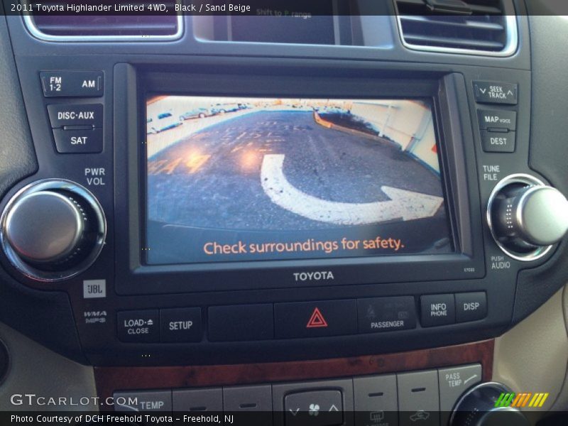 Black / Sand Beige 2011 Toyota Highlander Limited 4WD