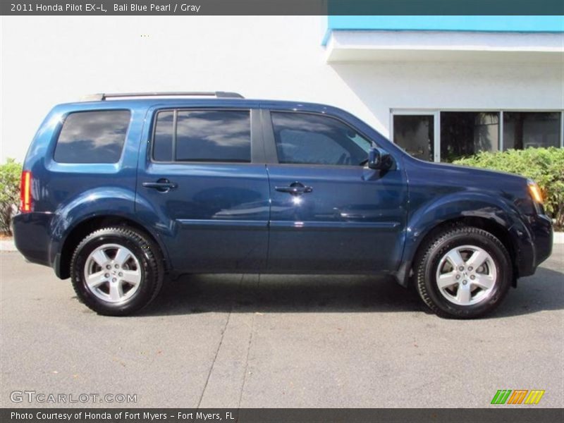 Bali Blue Pearl / Gray 2011 Honda Pilot EX-L