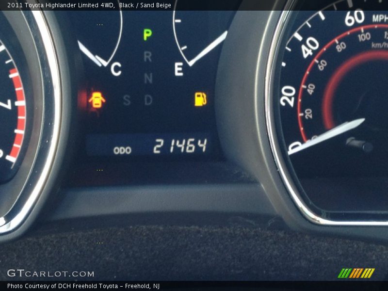 Black / Sand Beige 2011 Toyota Highlander Limited 4WD