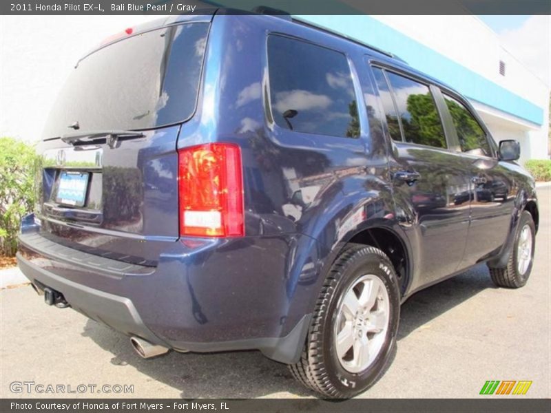 Bali Blue Pearl / Gray 2011 Honda Pilot EX-L