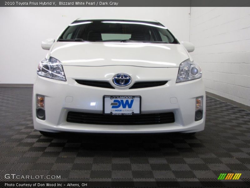 Blizzard White Pearl / Dark Gray 2010 Toyota Prius Hybrid V
