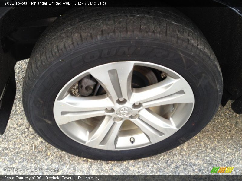 Black / Sand Beige 2011 Toyota Highlander Limited 4WD