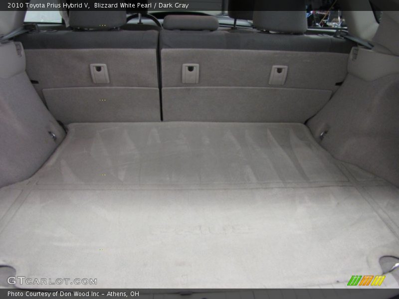 Blizzard White Pearl / Dark Gray 2010 Toyota Prius Hybrid V