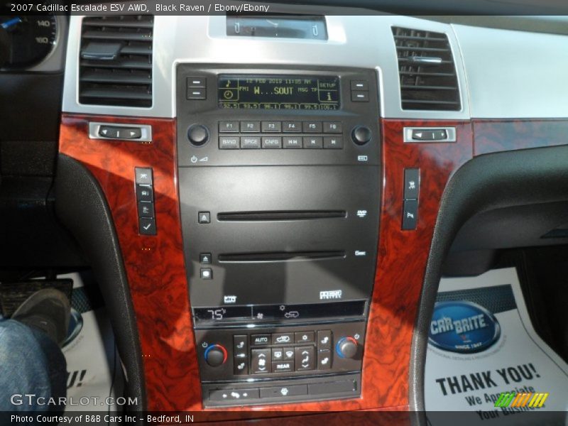Black Raven / Ebony/Ebony 2007 Cadillac Escalade ESV AWD