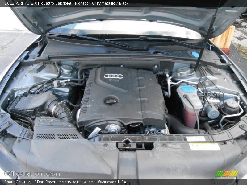 Monsoon Gray Metallic / Black 2012 Audi A5 2.0T quattro Cabriolet