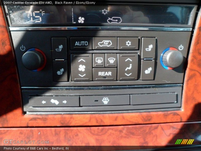 Black Raven / Ebony/Ebony 2007 Cadillac Escalade ESV AWD