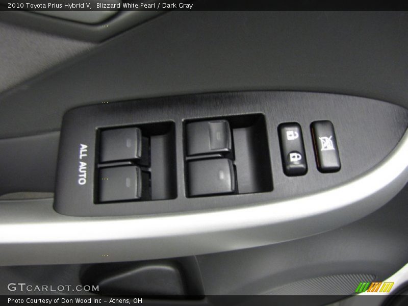Blizzard White Pearl / Dark Gray 2010 Toyota Prius Hybrid V