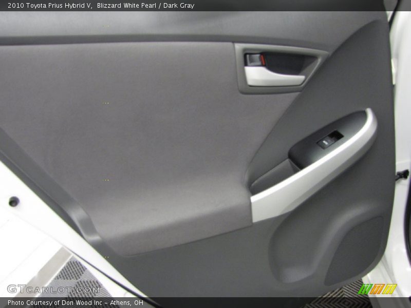 Blizzard White Pearl / Dark Gray 2010 Toyota Prius Hybrid V