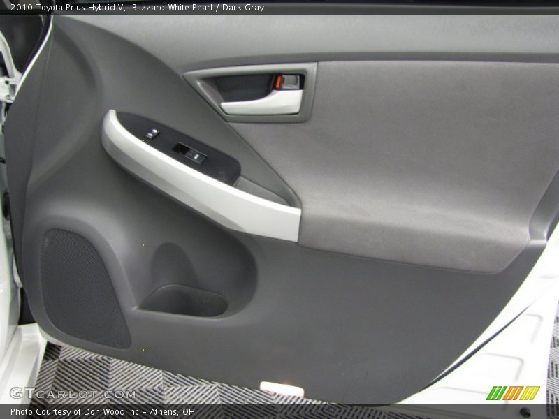 Blizzard White Pearl / Dark Gray 2010 Toyota Prius Hybrid V