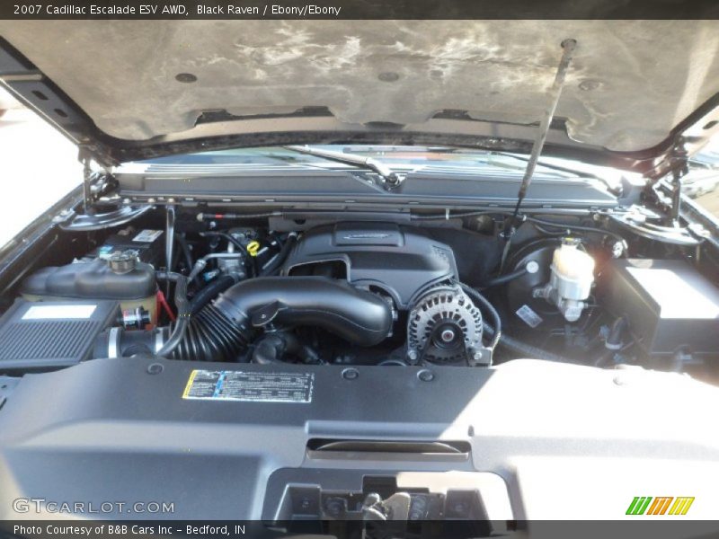 Black Raven / Ebony/Ebony 2007 Cadillac Escalade ESV AWD