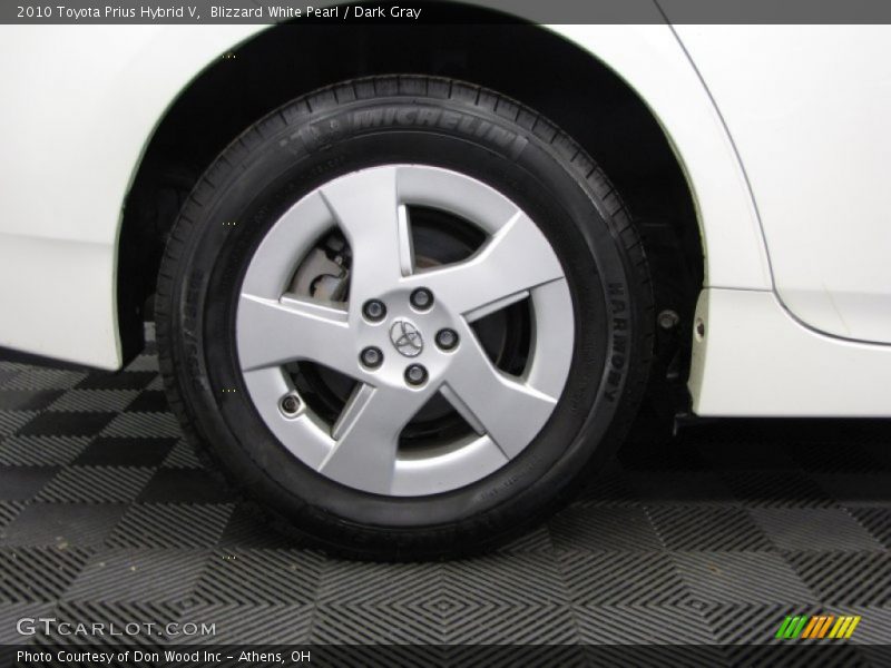 Blizzard White Pearl / Dark Gray 2010 Toyota Prius Hybrid V