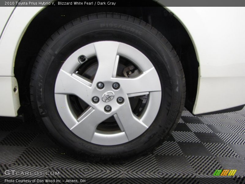 Blizzard White Pearl / Dark Gray 2010 Toyota Prius Hybrid V