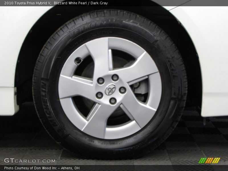 Blizzard White Pearl / Dark Gray 2010 Toyota Prius Hybrid V