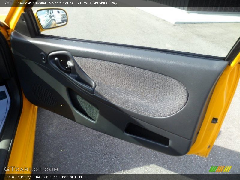 Yellow / Graphite Gray 2003 Chevrolet Cavalier LS Sport Coupe