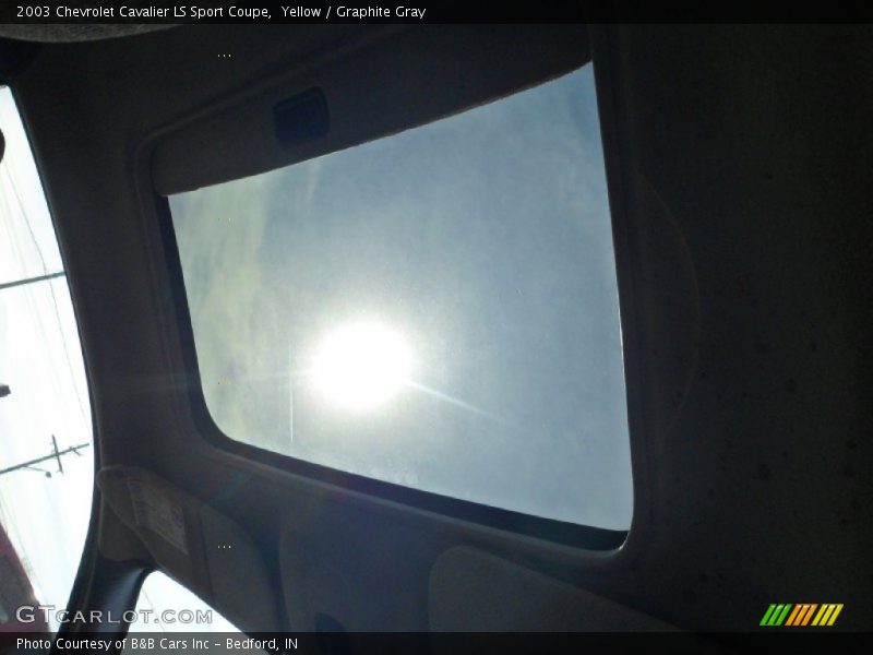 Yellow / Graphite Gray 2003 Chevrolet Cavalier LS Sport Coupe