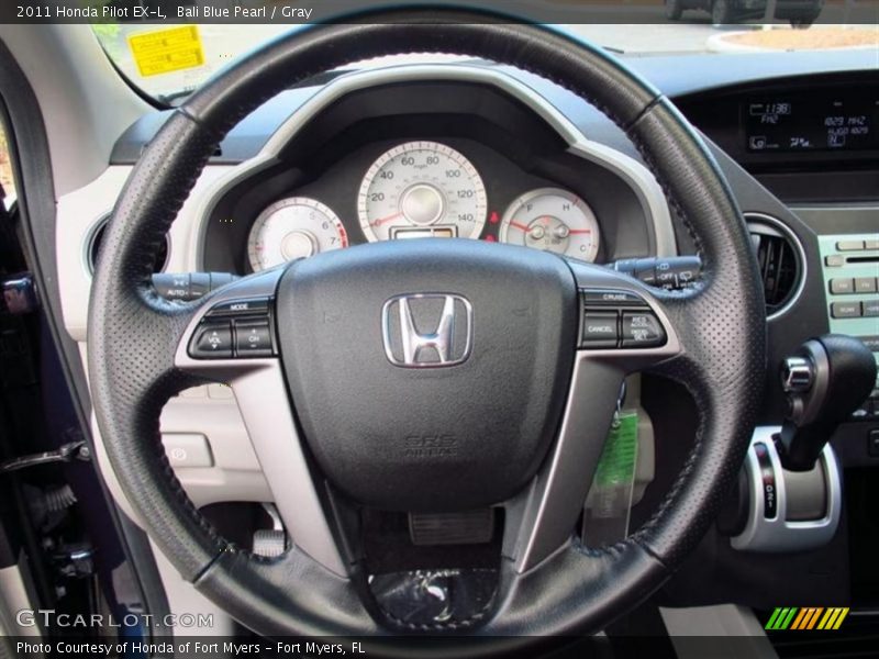 Bali Blue Pearl / Gray 2011 Honda Pilot EX-L