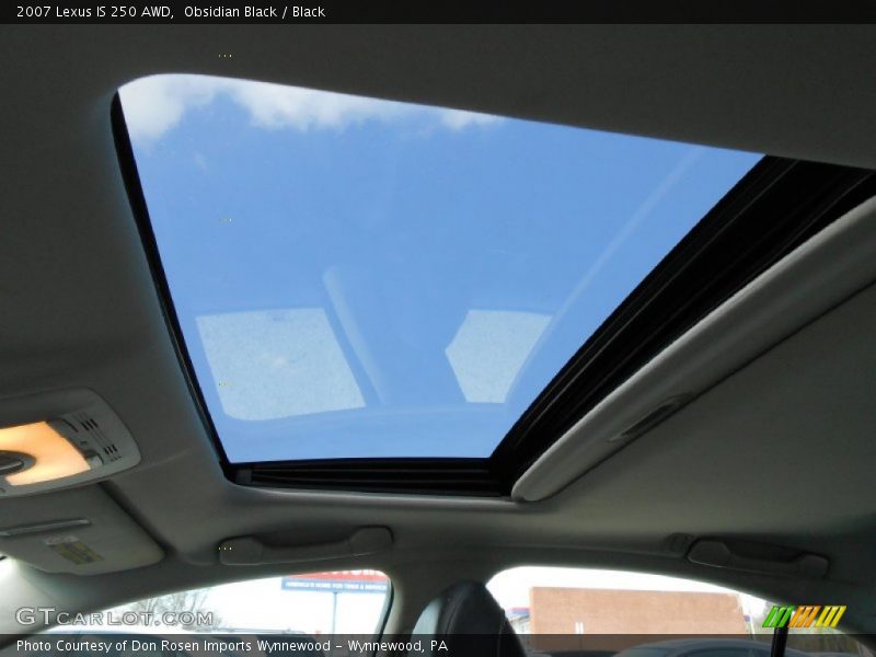 Obsidian Black / Black 2007 Lexus IS 250 AWD