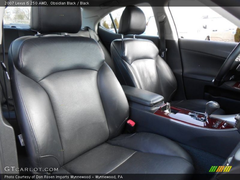 Obsidian Black / Black 2007 Lexus IS 250 AWD