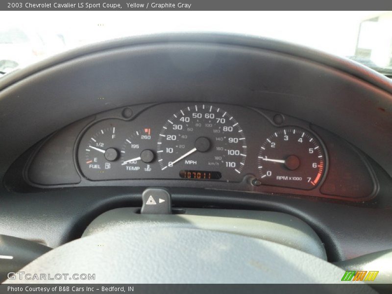  2003 Cavalier LS Sport Coupe LS Sport Coupe Gauges