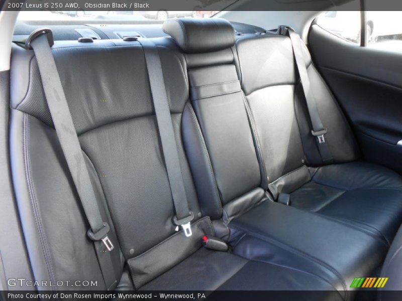 Obsidian Black / Black 2007 Lexus IS 250 AWD