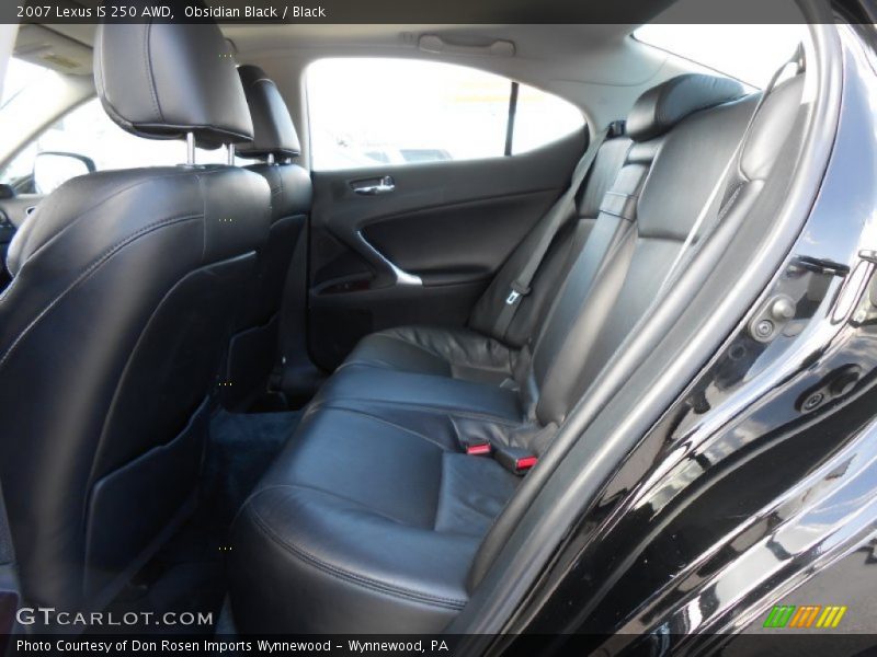 Obsidian Black / Black 2007 Lexus IS 250 AWD