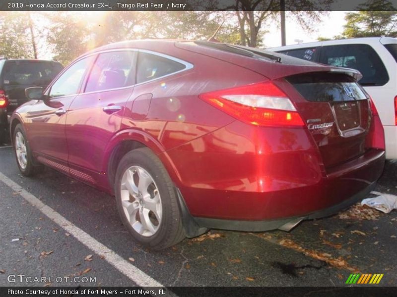 Tango Red Pearl / Ivory 2010 Honda Accord Crosstour EX-L