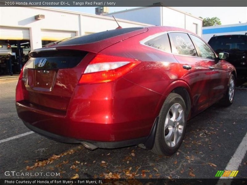 Tango Red Pearl / Ivory 2010 Honda Accord Crosstour EX-L