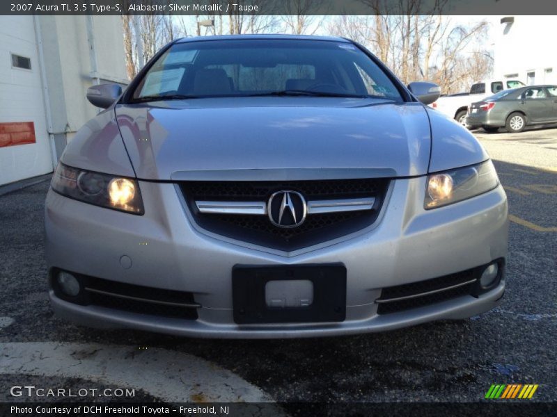 Alabaster Silver Metallic / Taupe 2007 Acura TL 3.5 Type-S