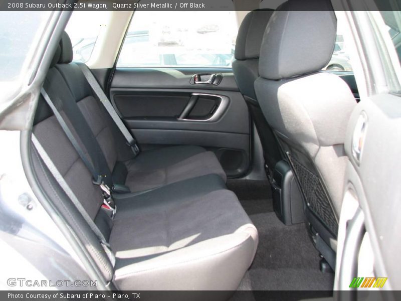 Quartz Silver Metallic / Off Black 2008 Subaru Outback 2.5i Wagon