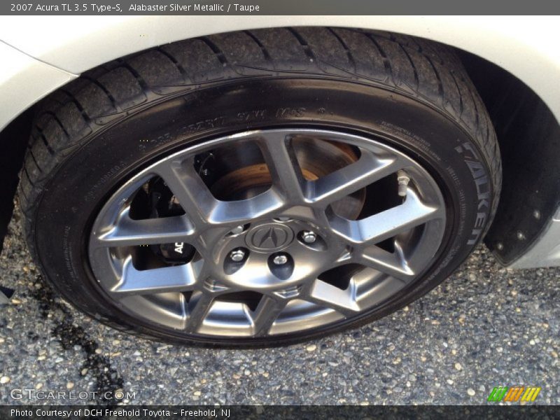 Alabaster Silver Metallic / Taupe 2007 Acura TL 3.5 Type-S