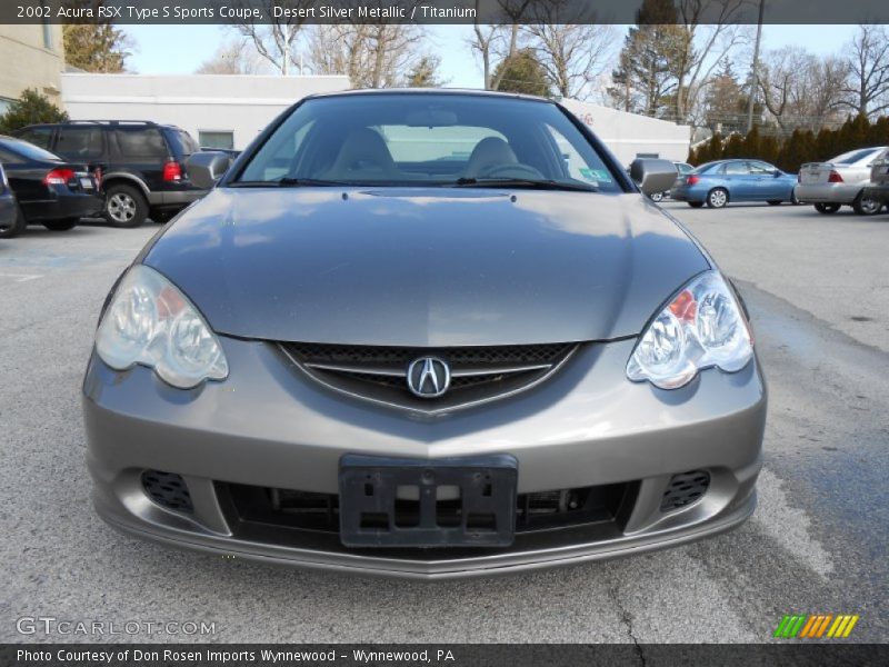 Desert Silver Metallic / Titanium 2002 Acura RSX Type S Sports Coupe