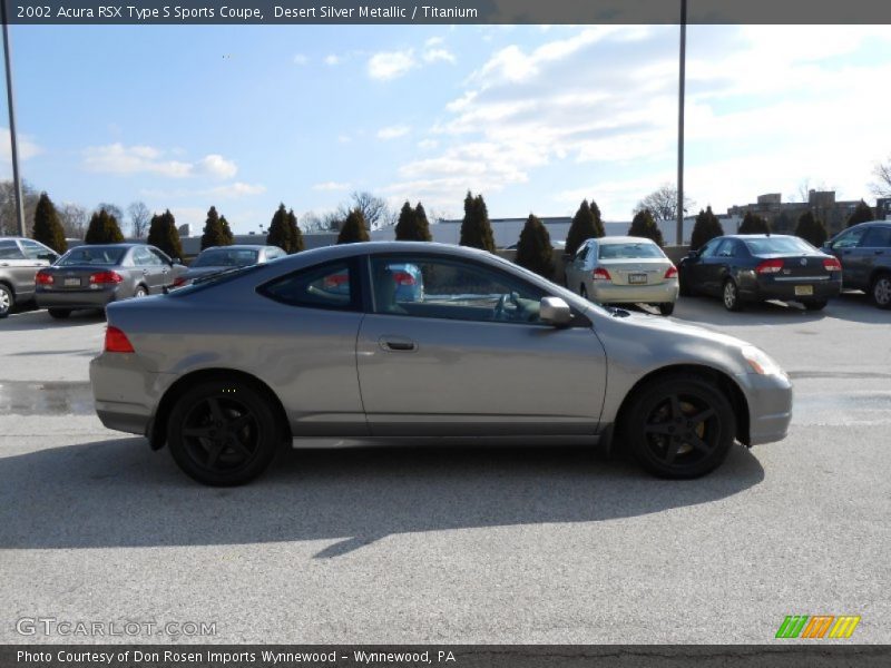 Desert Silver Metallic / Titanium 2002 Acura RSX Type S Sports Coupe