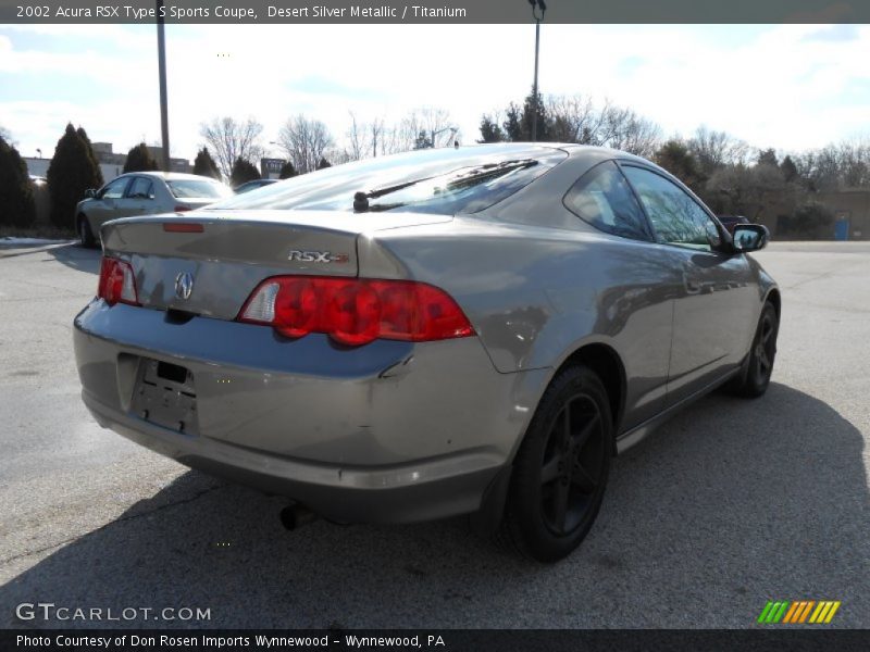 Desert Silver Metallic / Titanium 2002 Acura RSX Type S Sports Coupe