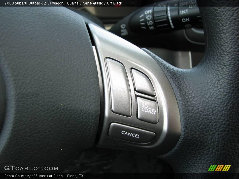 Quartz Silver Metallic / Off Black 2008 Subaru Outback 2.5i Wagon