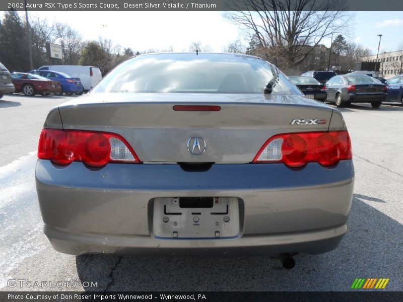Desert Silver Metallic / Titanium 2002 Acura RSX Type S Sports Coupe