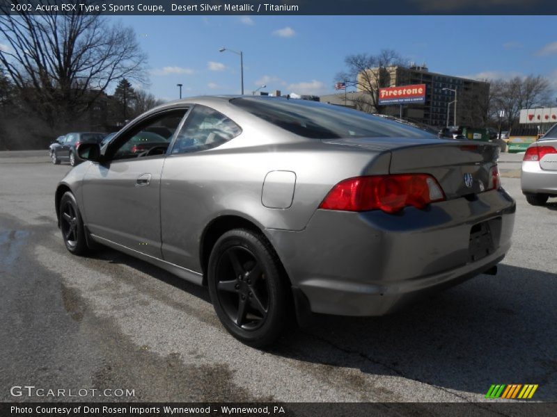 Desert Silver Metallic / Titanium 2002 Acura RSX Type S Sports Coupe