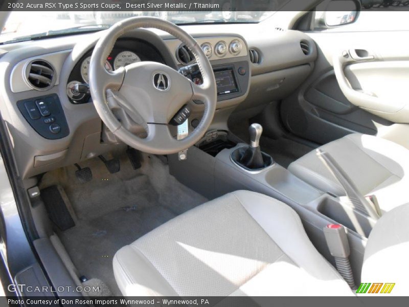 Titanium Interior - 2002 RSX Type S Sports Coupe 