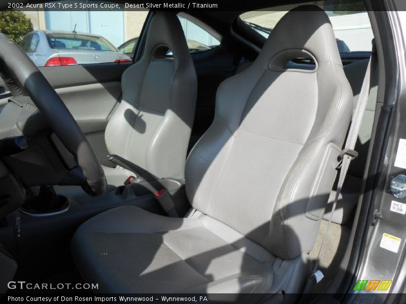 Front Seat of 2002 RSX Type S Sports Coupe