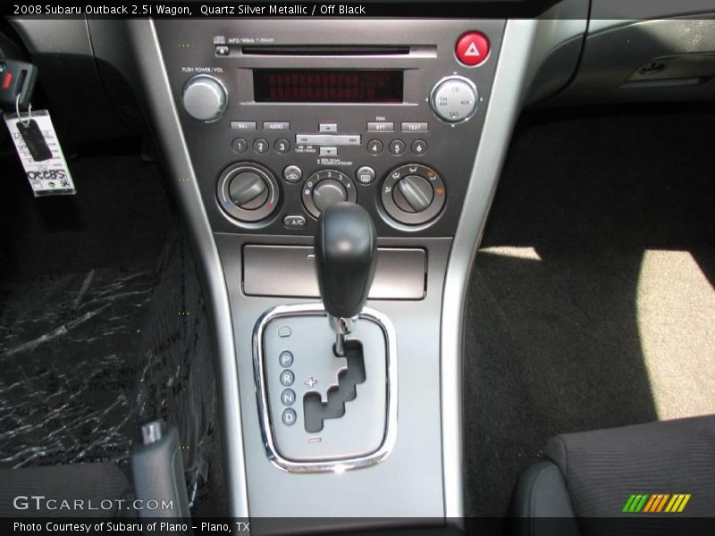 Quartz Silver Metallic / Off Black 2008 Subaru Outback 2.5i Wagon