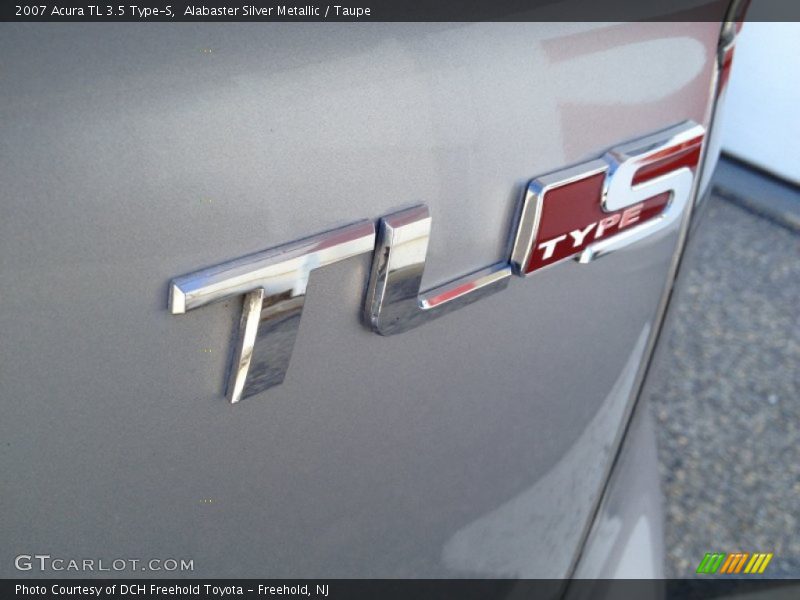 Alabaster Silver Metallic / Taupe 2007 Acura TL 3.5 Type-S