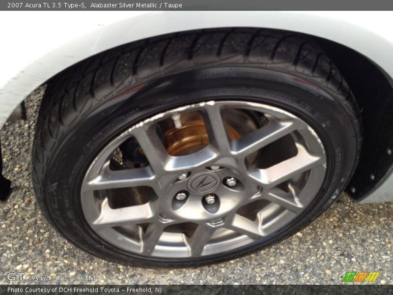 Alabaster Silver Metallic / Taupe 2007 Acura TL 3.5 Type-S