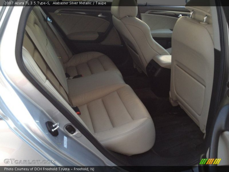 Alabaster Silver Metallic / Taupe 2007 Acura TL 3.5 Type-S