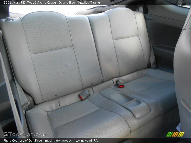 Rear Seat of 2002 RSX Type S Sports Coupe