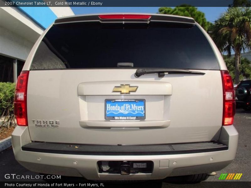 Gold Mist Metallic / Ebony 2007 Chevrolet Tahoe LT
