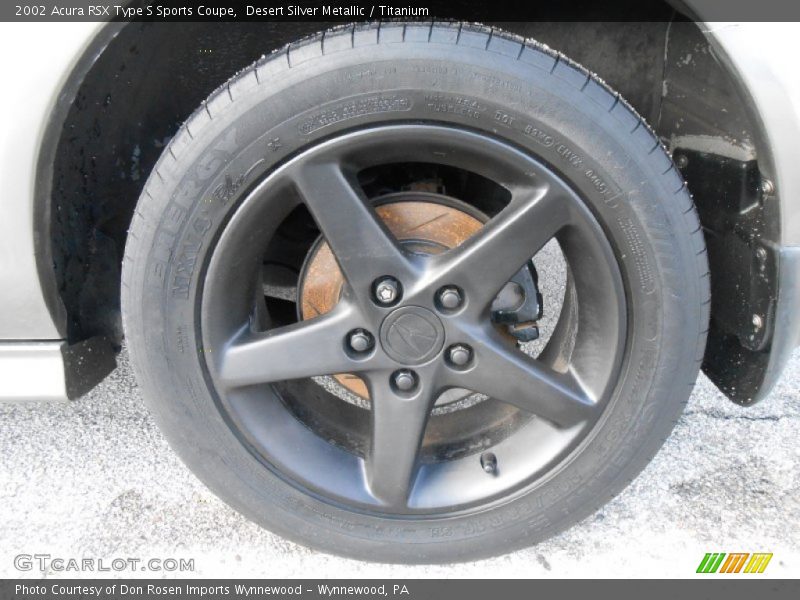 Desert Silver Metallic / Titanium 2002 Acura RSX Type S Sports Coupe