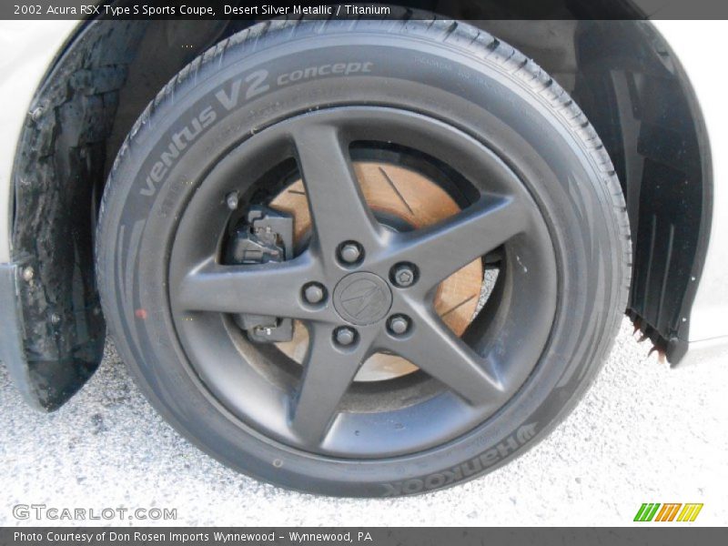 Desert Silver Metallic / Titanium 2002 Acura RSX Type S Sports Coupe