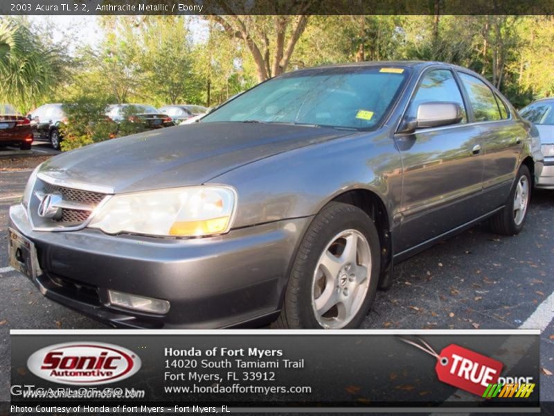 Anthracite Metallic / Ebony 2003 Acura TL 3.2