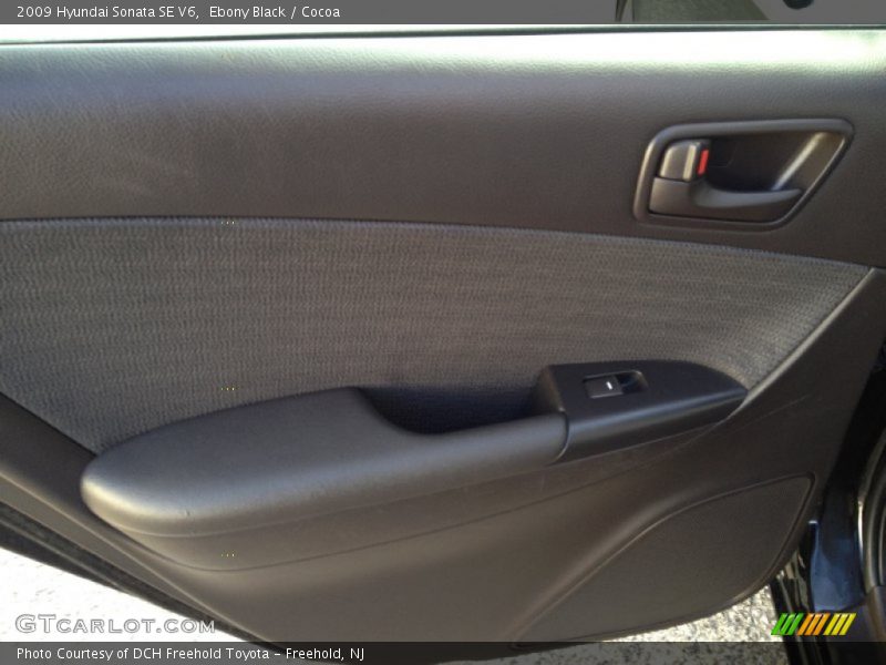 Ebony Black / Cocoa 2009 Hyundai Sonata SE V6