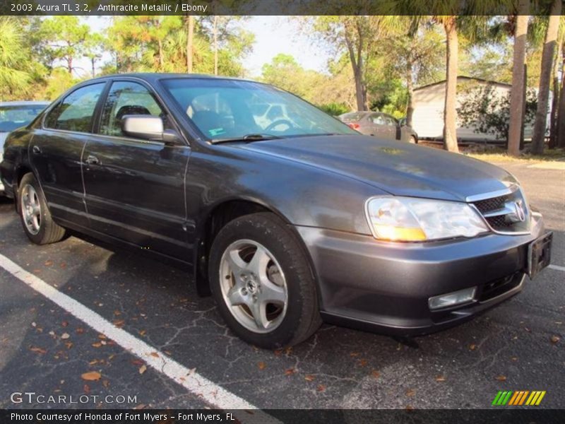 Anthracite Metallic / Ebony 2003 Acura TL 3.2